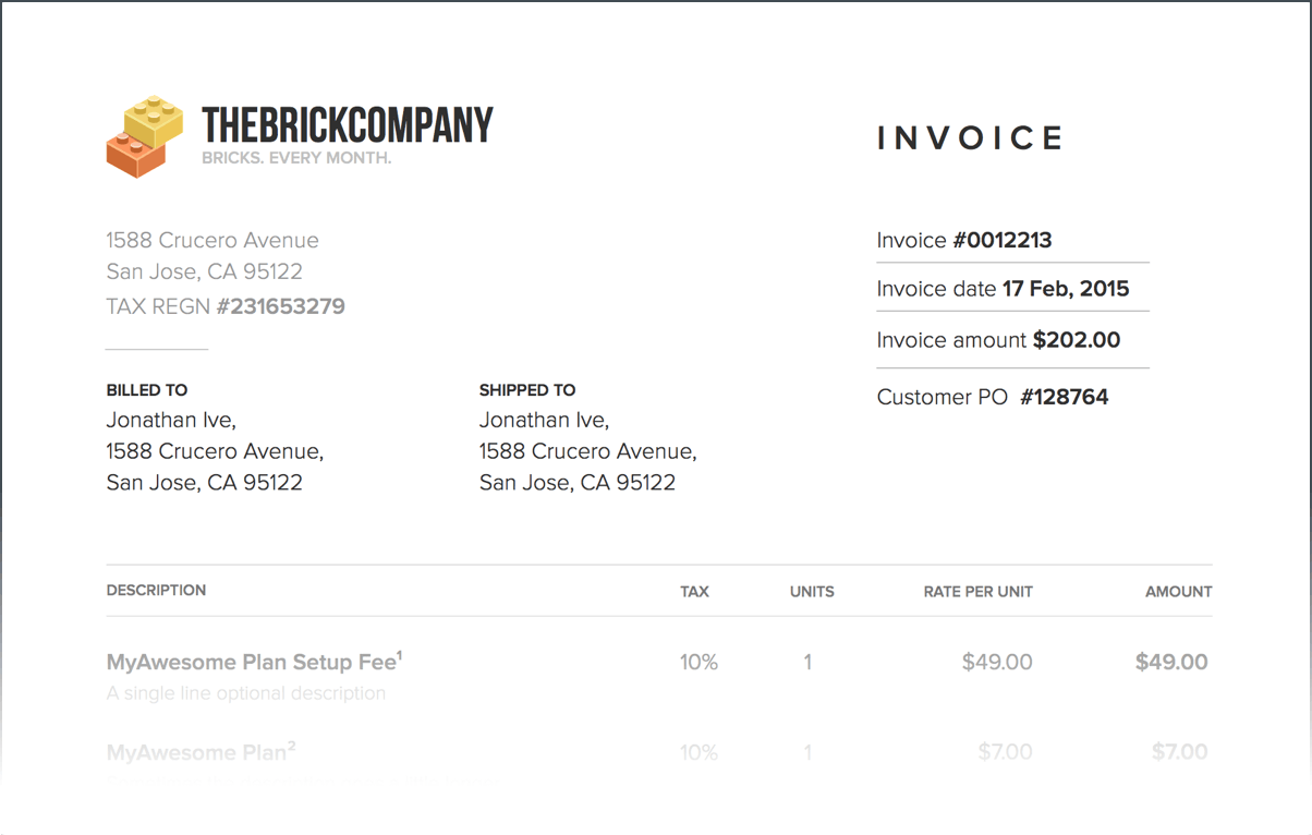 new invoice thumbnail