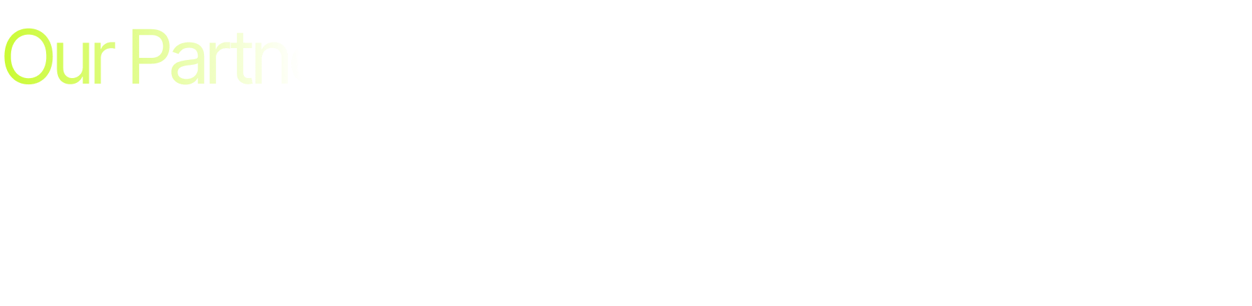 Our Partners