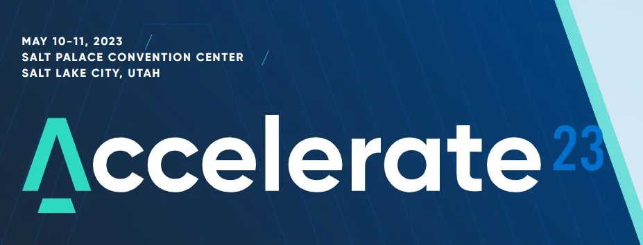 Accelerate 23 event banner