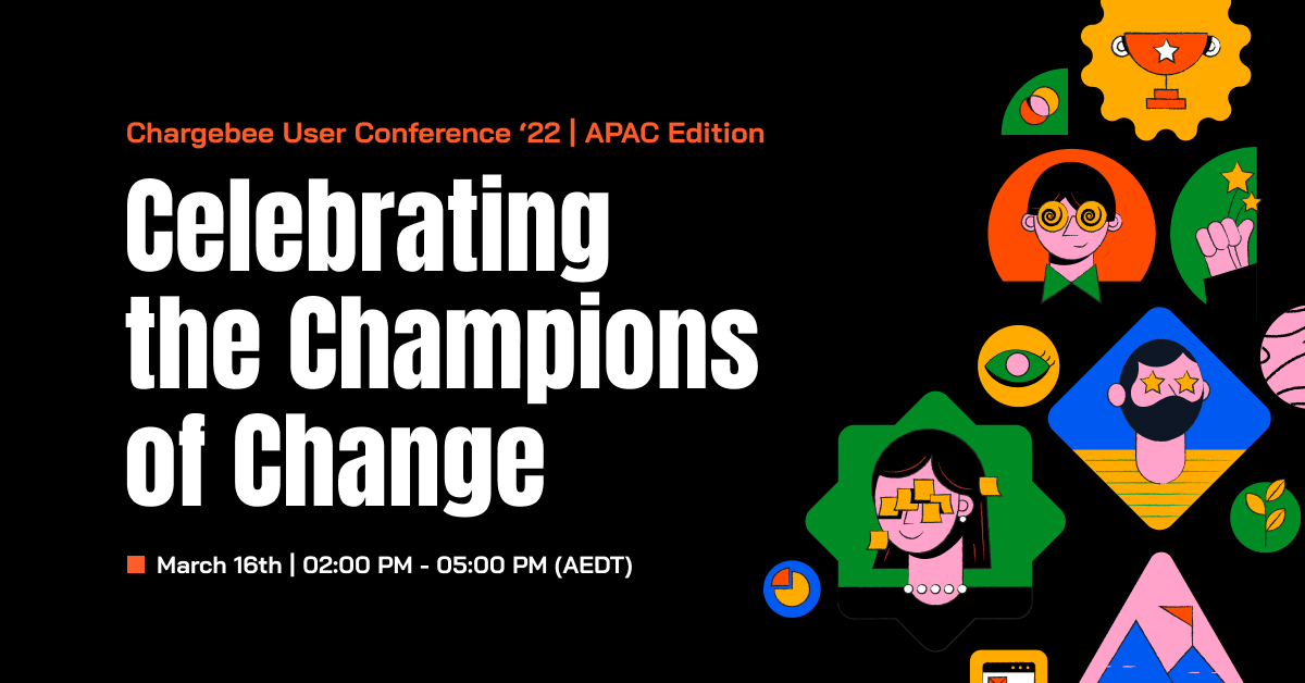 Chargebee User Conference '22 | APAC Edition event banner