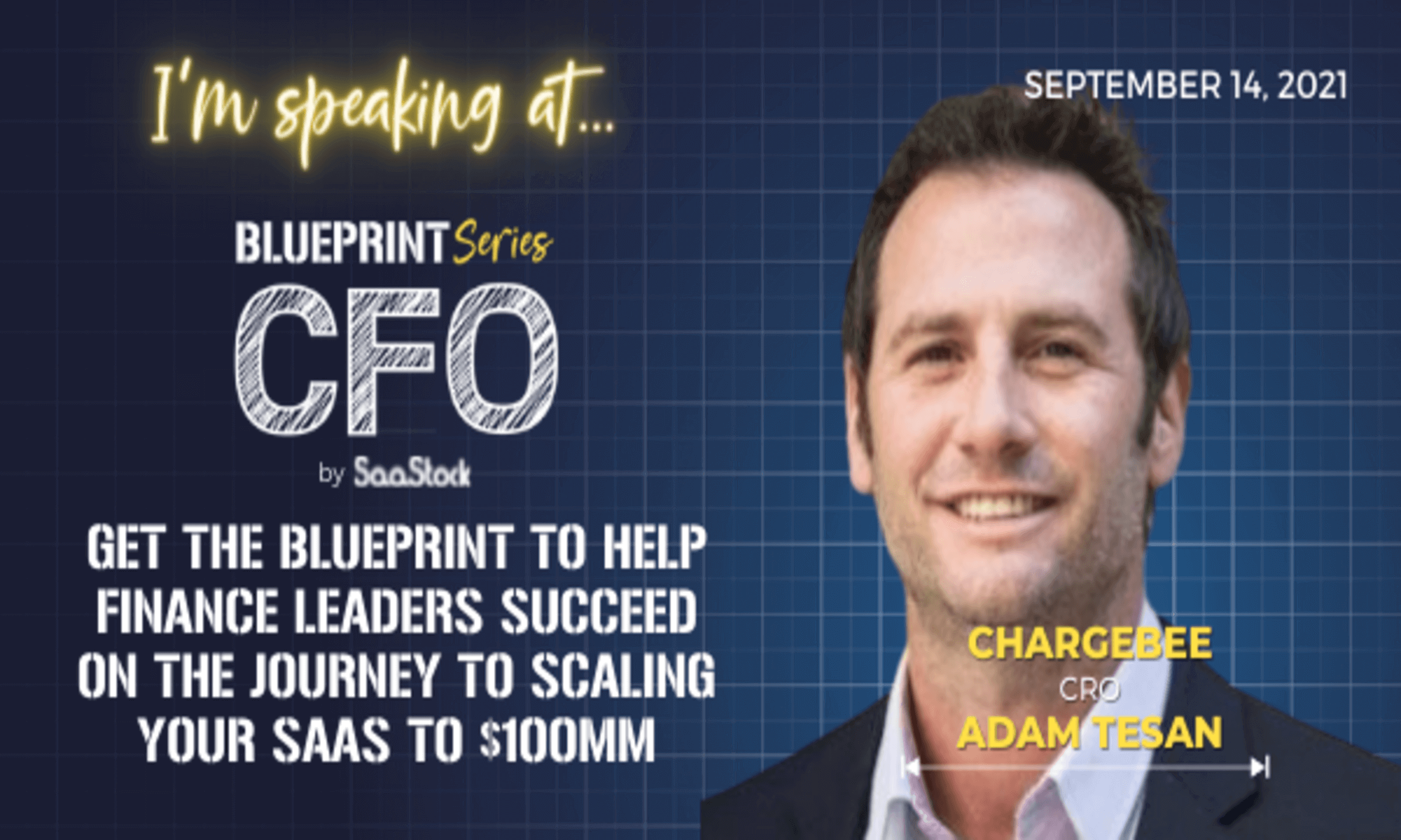 SaaStock Blueprint | CFO event banner