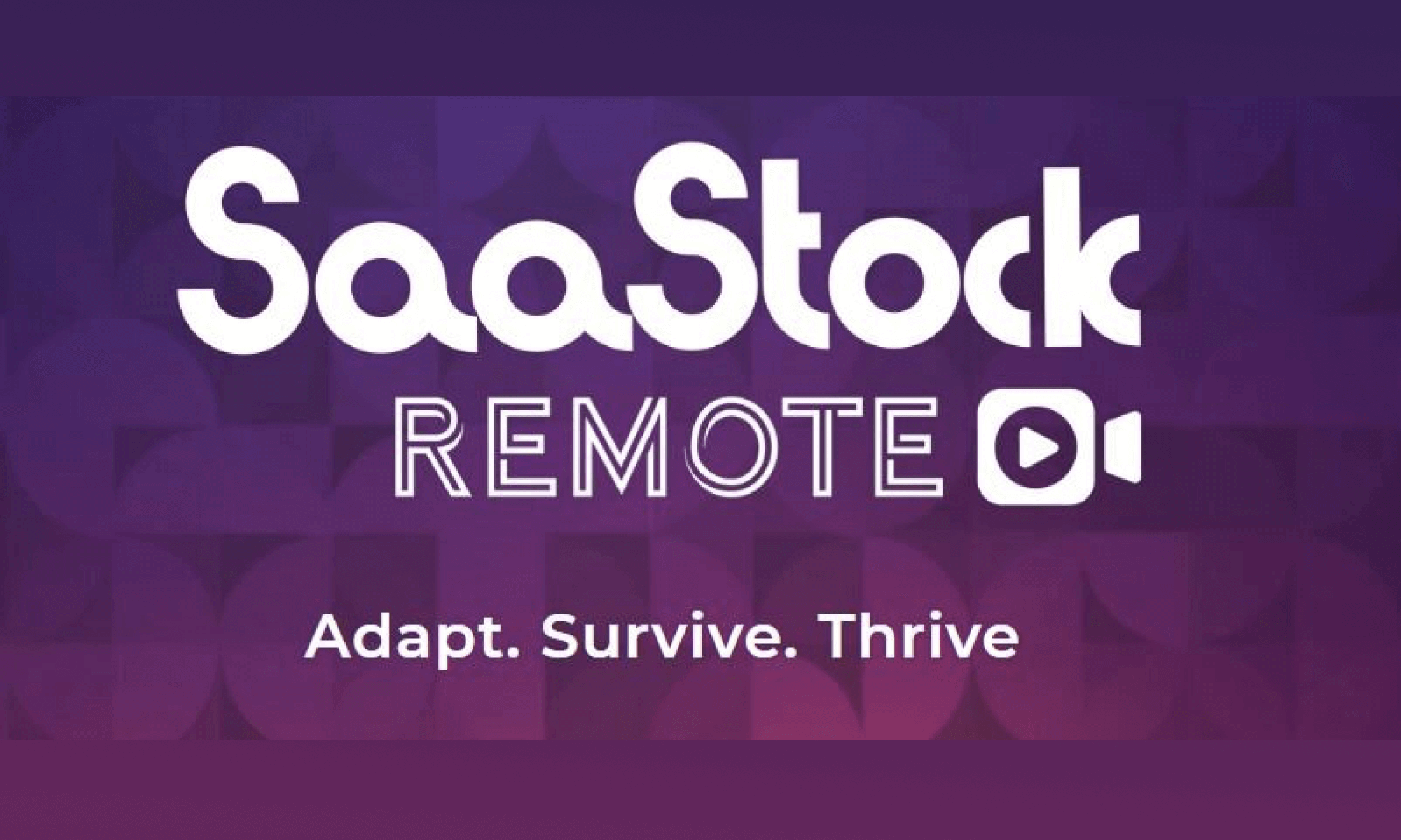 SaaStock Remote 2020 event banner