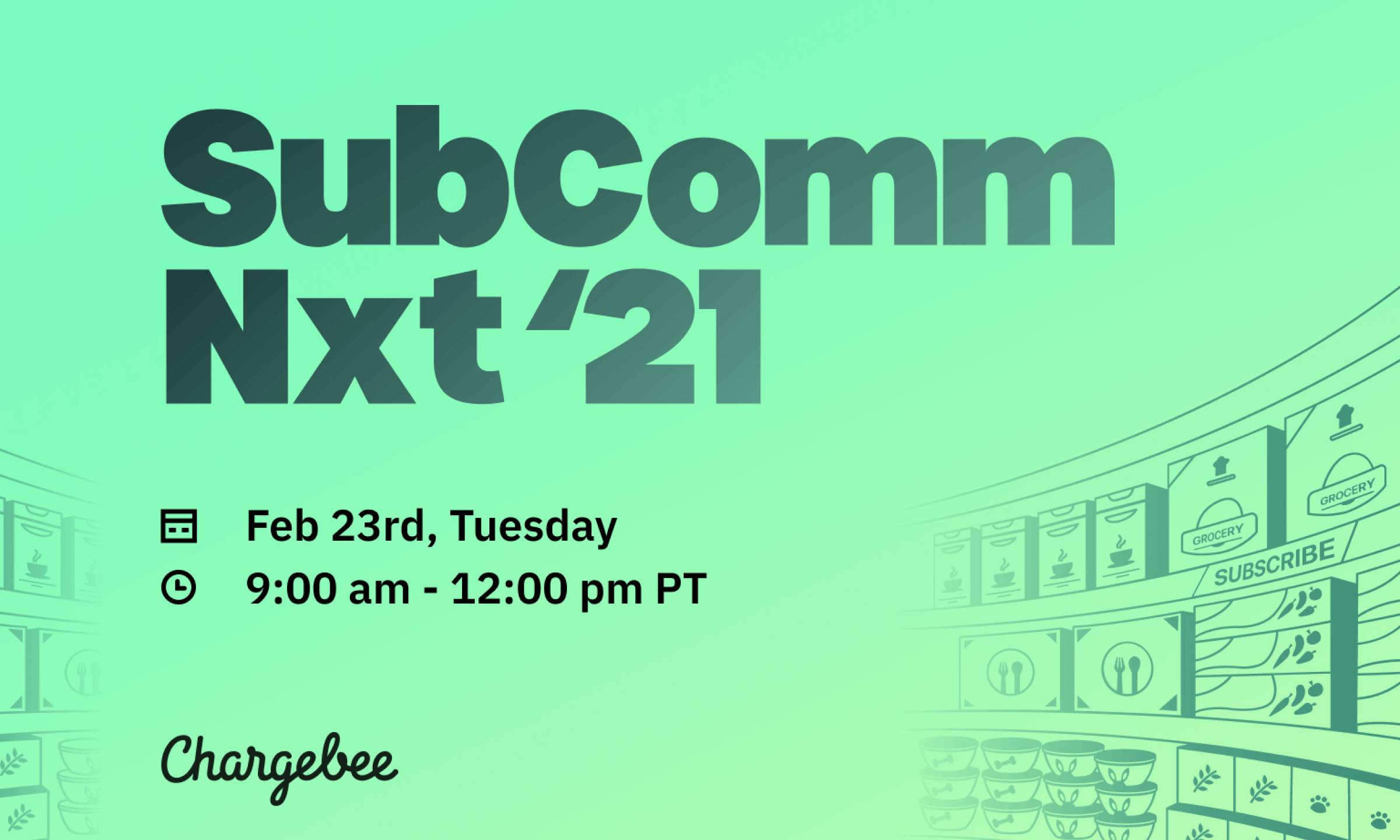 SubComm NXT 2021 event banner