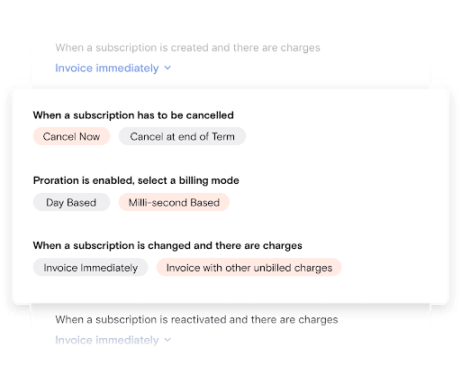Flexible recurring billing