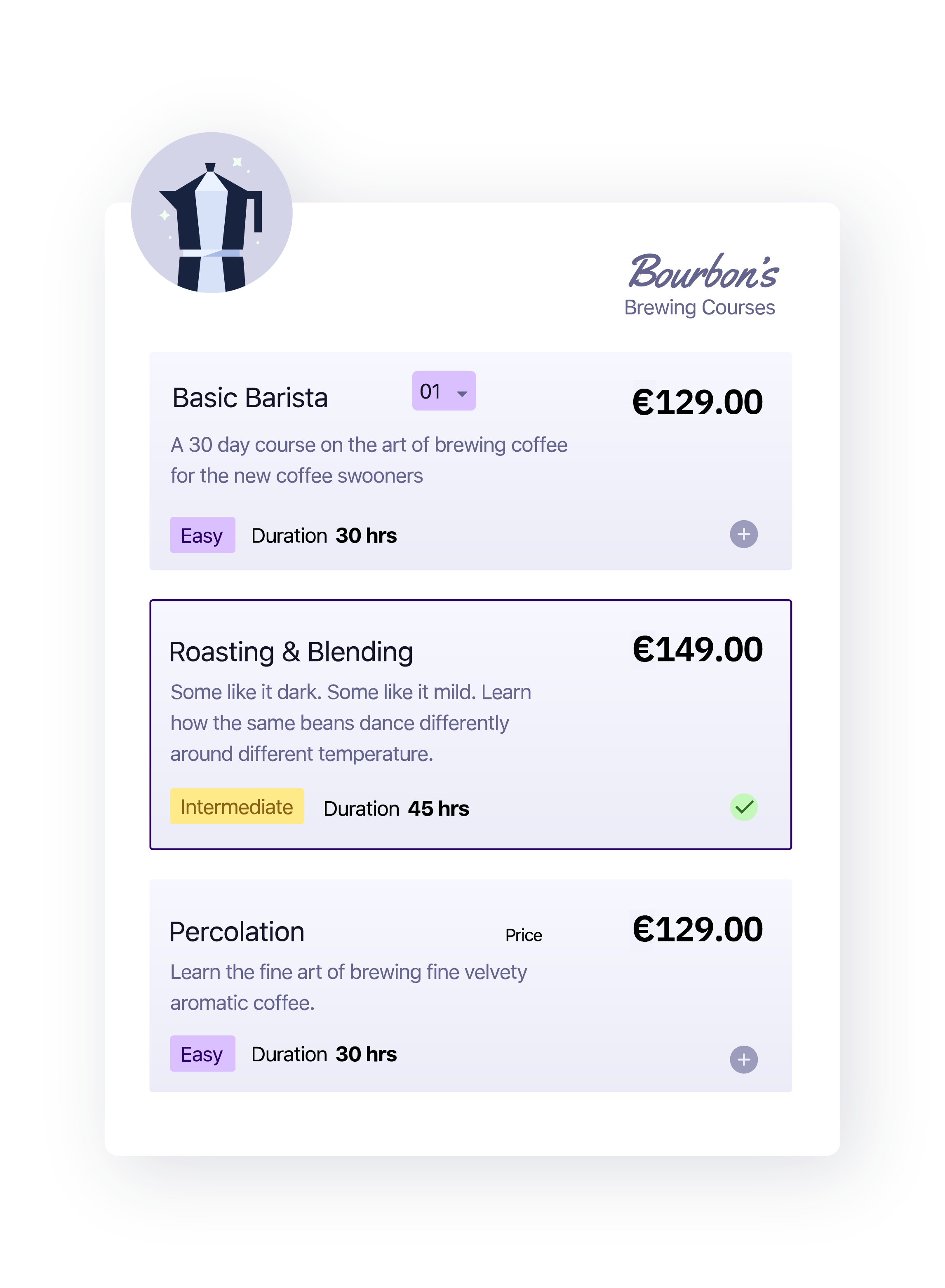 Coffee subscription box