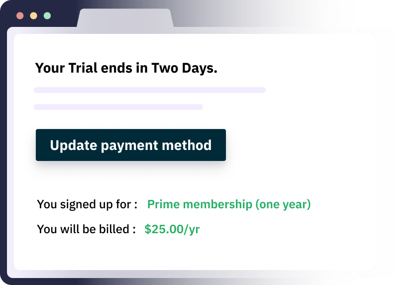 Trial Ending Reminders