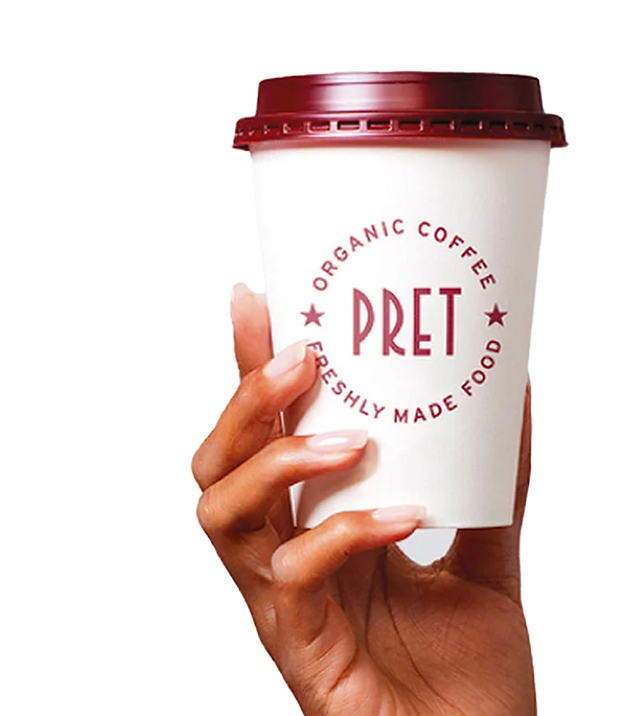 Pret A Manger coffee cup