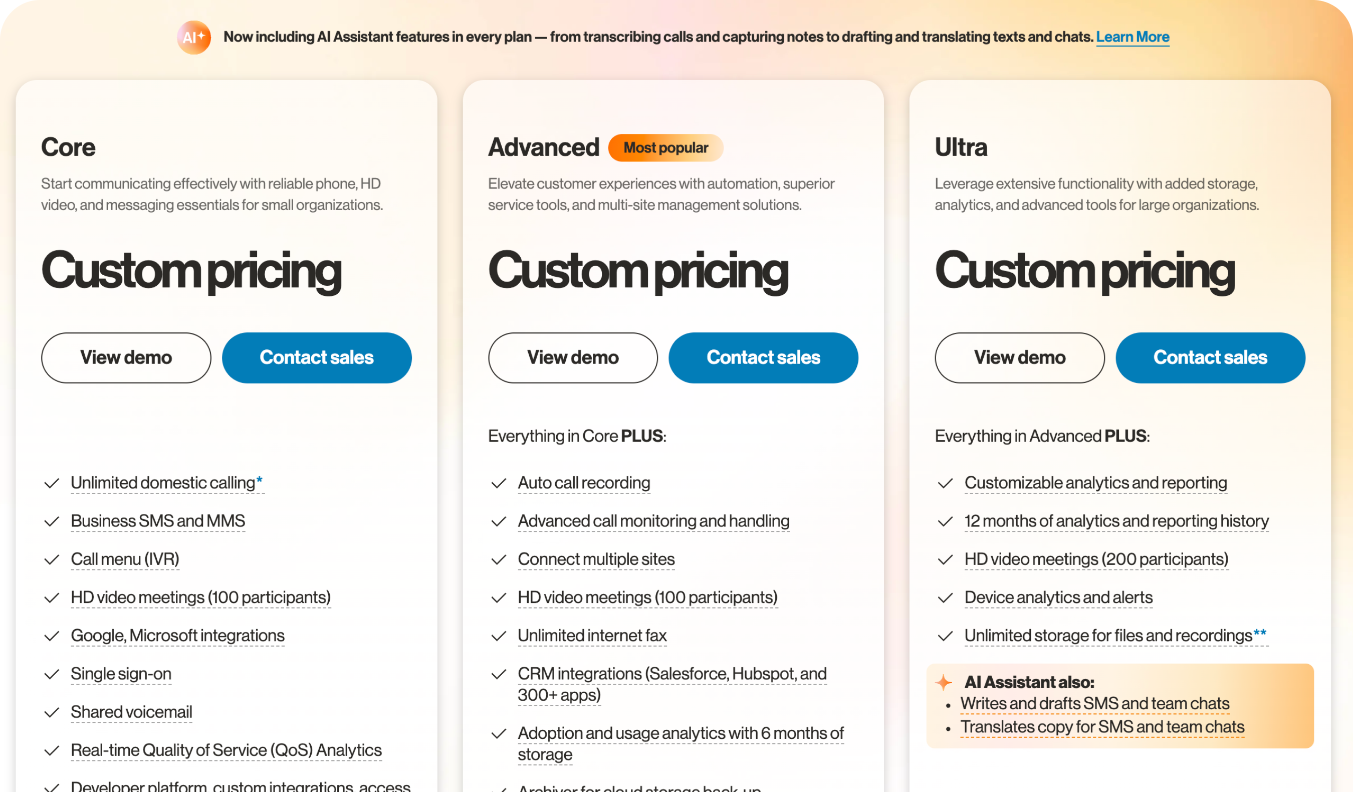 Pricing Details