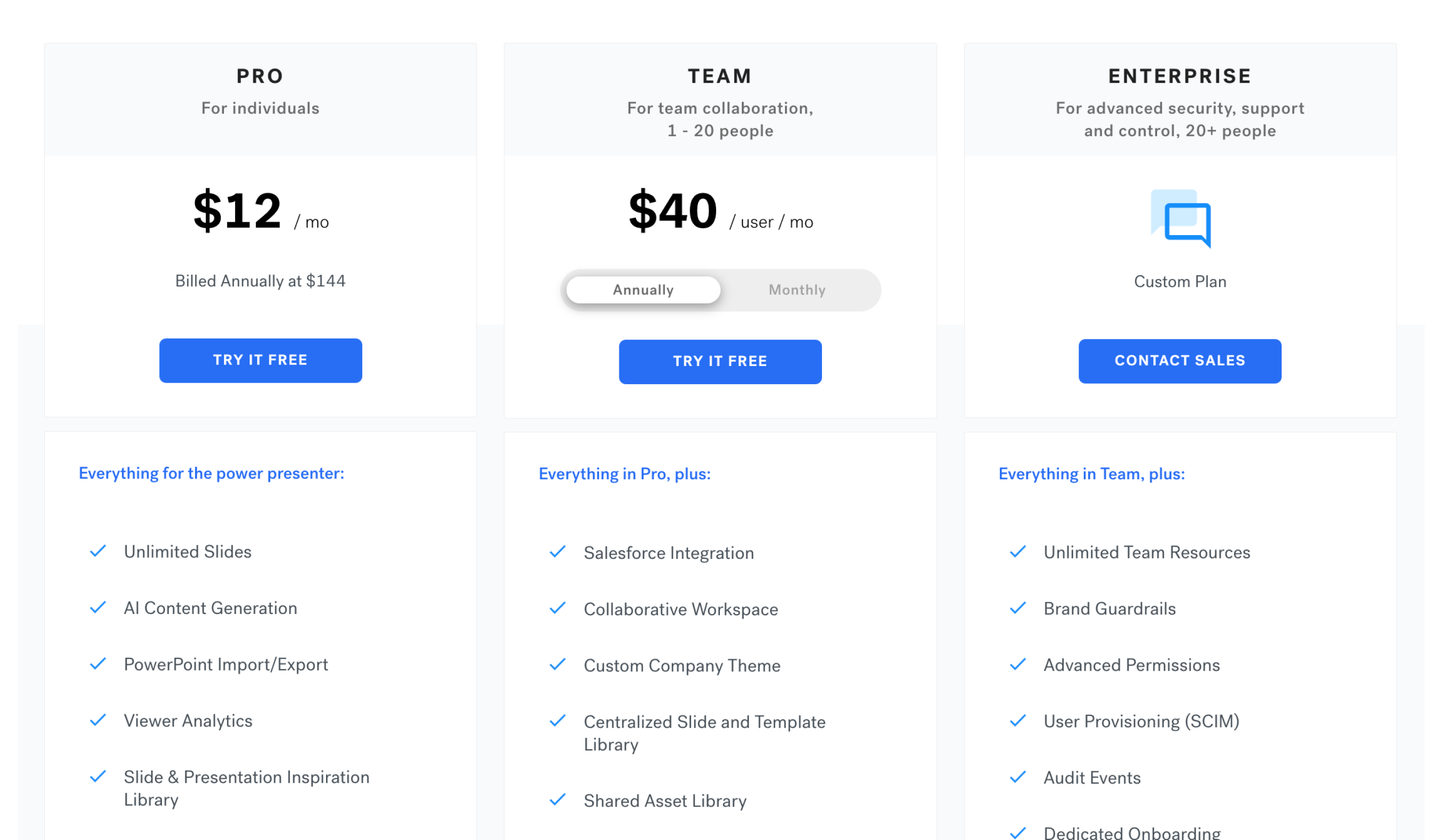 Pricing Details