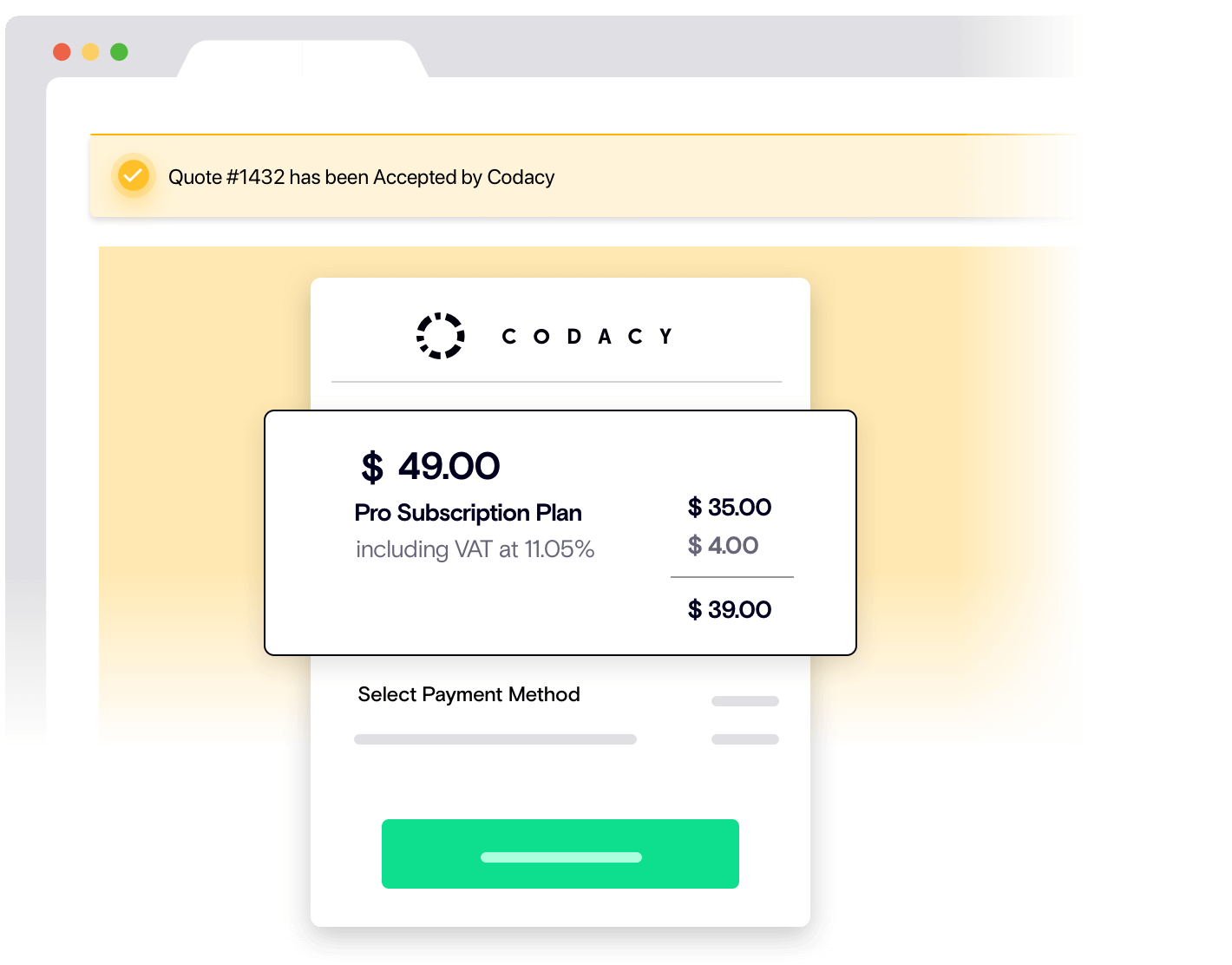 Convert Quotes to Cash