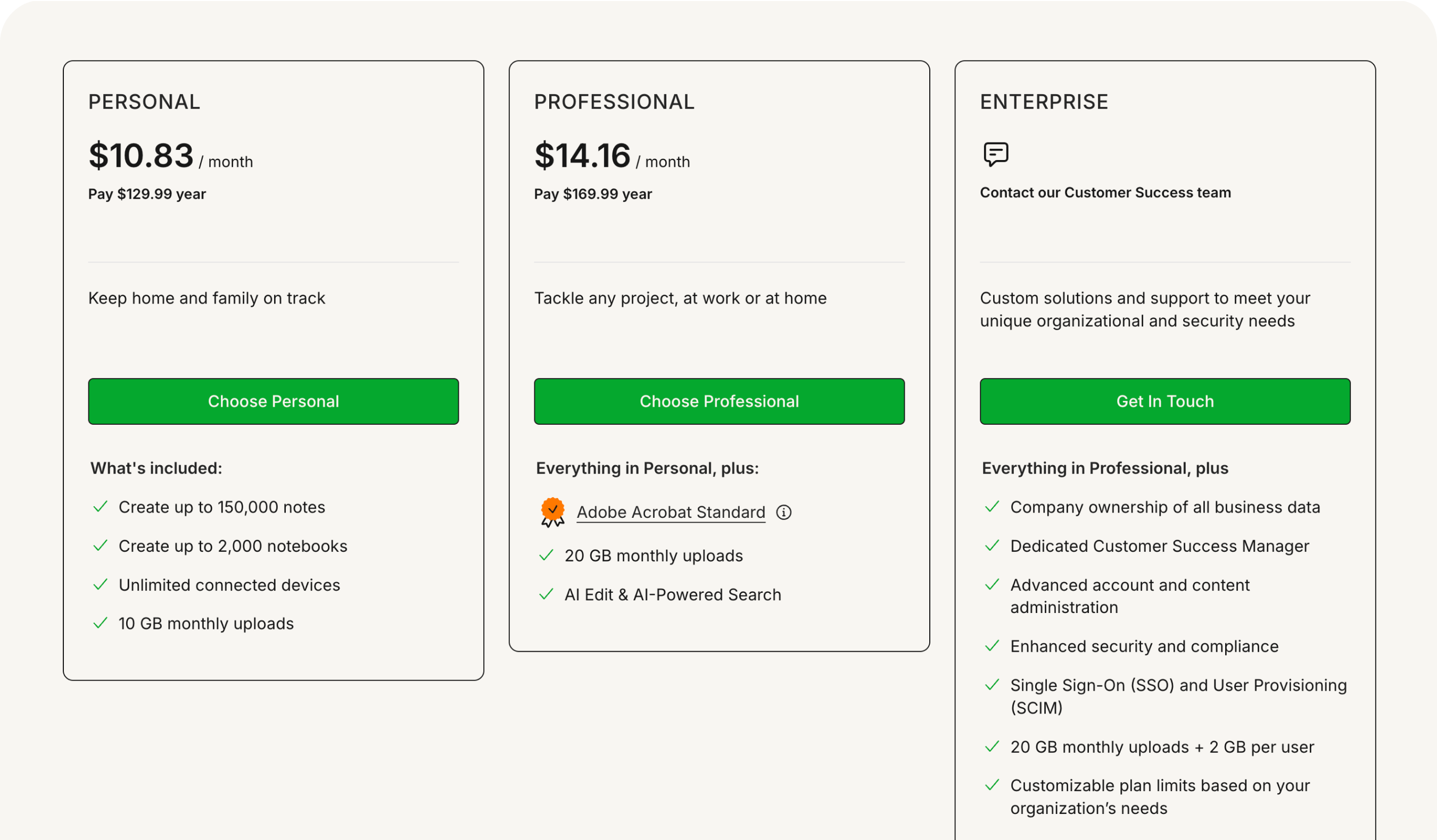 Pricing Details