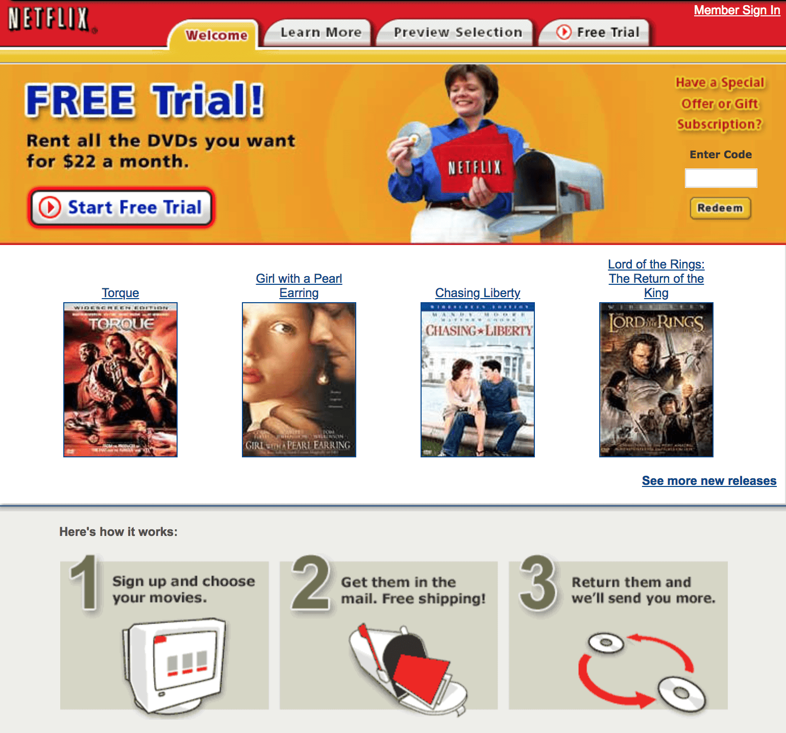 Netflix is a great example of penetration pricing strategy