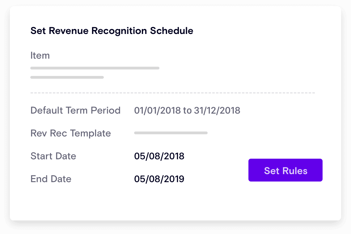 ASC-606 compliant revenue reporting