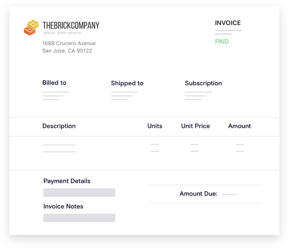 Complete and accurate invoicing